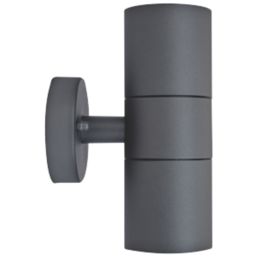 Luceco Azurar Outdoor Decorative External Wall Light Slate Grey