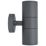 Luceco Azurar Outdoor Decorative External Wall Light Slate Grey