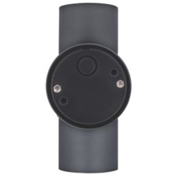 Luceco Azurar Outdoor Decorative External Wall Light Slate Grey