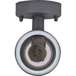 Luceco Azurar Outdoor Decorative External Wall Light Slate Grey