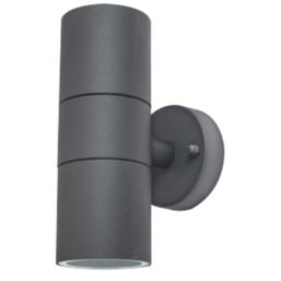 Luceco Azurar Outdoor Decorative External Wall Light Slate Grey