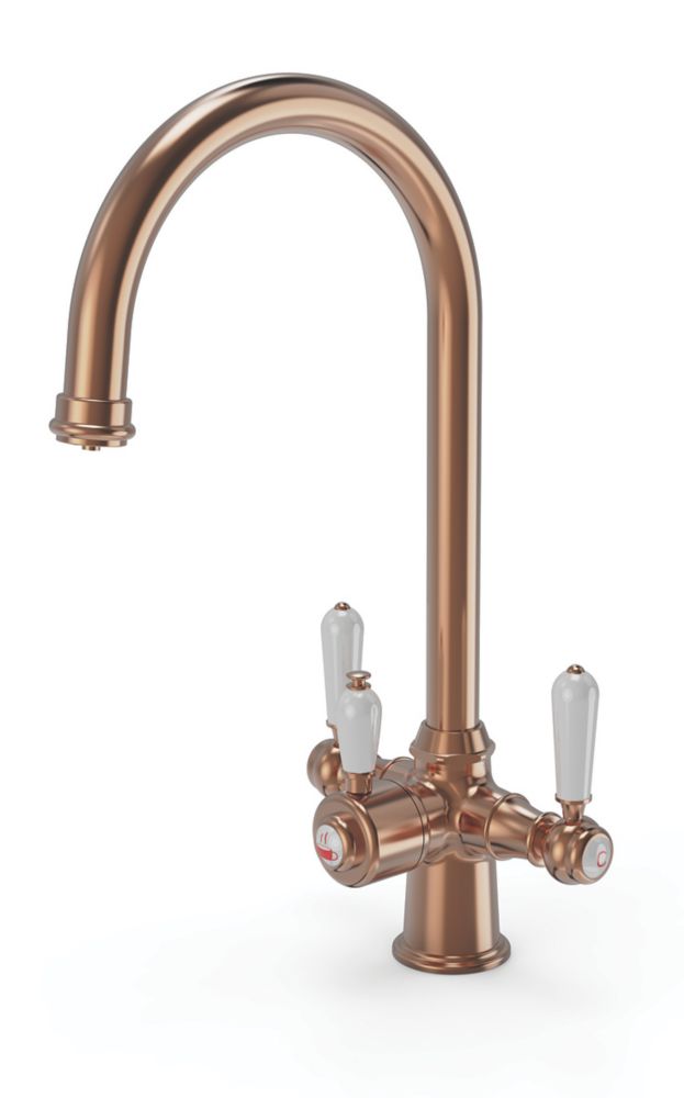 ETAL Traditional Cruciform 3in1 Boiling Water Kitchen Tap Copper