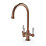 ETAL  Traditional Cruciform 3-in-1 Boiling Water Kitchen Tap Copper