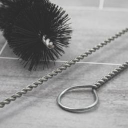 Faithfull FAIBRUSHFLUE Boiler & Flue Brush Set 3 Pieces