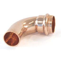 Conex Banninger B Press Gas  Copper Press-Fit Adapting 90° Bends 28mm x 28mm 5 Pack