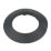 Worcester Bosch 87161112120 160mm Black Flue Wall Seal