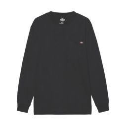 Dickies Pocket Long Sleeve T-Shirt Black Medium 38" Chest