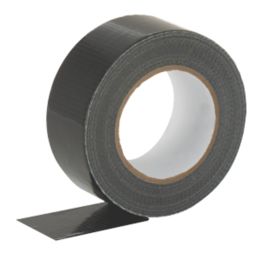 Cloth Tape 27 Mesh Black 50m x 50mm - Screwfix