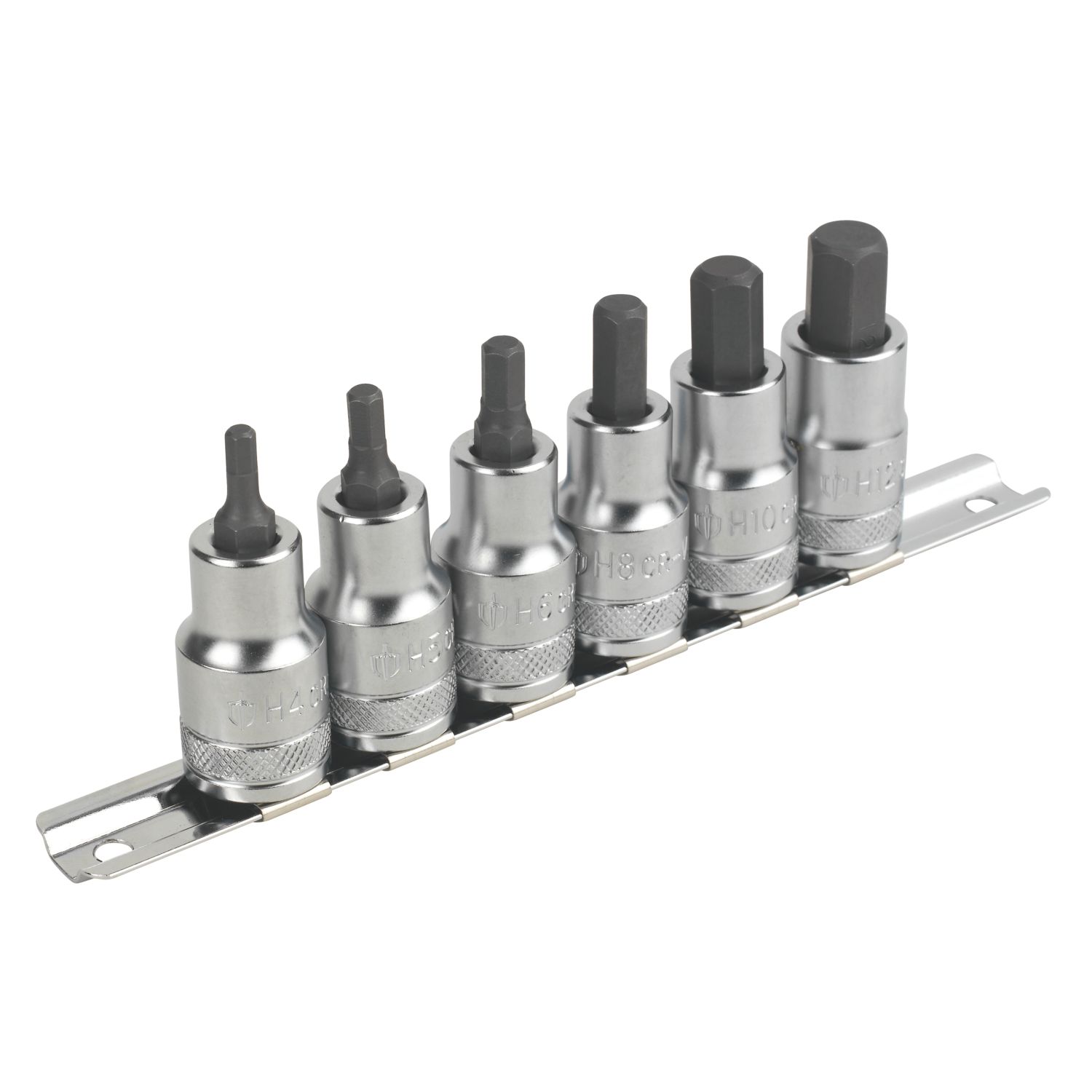 Magnusson 1/2" Drive Hex Bit Socket Rail 6 Pieces (5207V)