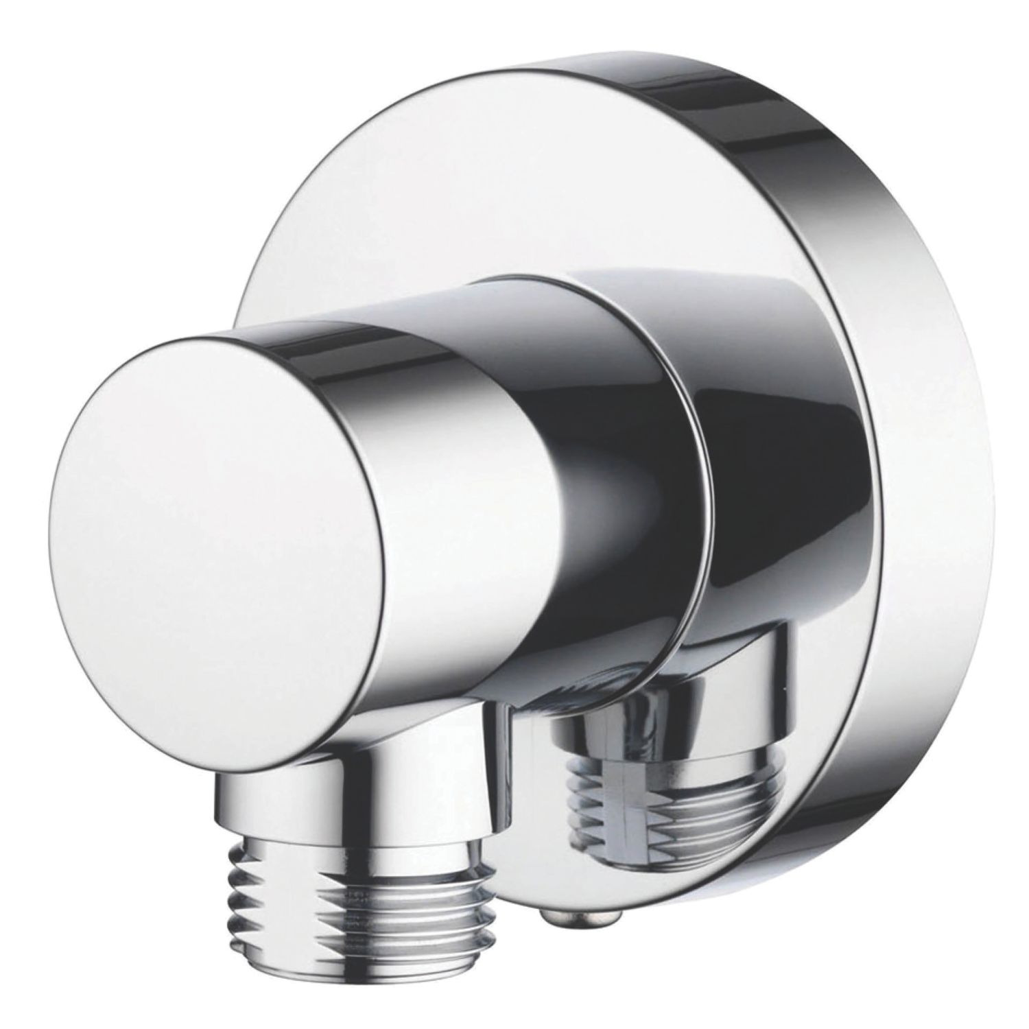 Aqualisa Shower Hose Wall Outlet Chrome 67mm (5208G)