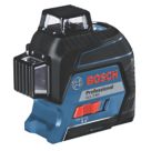 Bosch GLL 3-80 Red Self-Levelling Multi-Line Laser Level