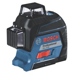 Bosch GLL 3 80 Red Self Levelling Multi Line Laser Level Screwfix