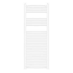Flomasta 1600mm x 600mm 2784BTU White Curved  Towel Radiator