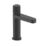 Bristan Liso Black 192mm Standard Round Head Mono Basin Mixer Tap  With Clicker Waste