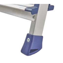 Werner Aluminium 2.12m 7 Step Platform Step Ladder With Handrail