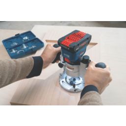 Bosch GKF 18V-8 18V Li-Ion AMPShare 6mm & 8mm Brushless Cordless Palm Router - Bare