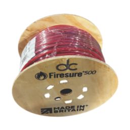 Doncaster Cables HFS500 Red 1.5mm² LSNH Fire Resistant Cable 100m Drum