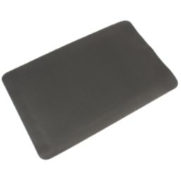 COBA Fluted Anti-Fatigue Floor Mat Black 0.9m x 0.6m x 10mm