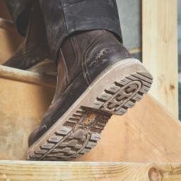 Site Mudguard Size 7 Womens Brown  Steel Toe Cap Safety Dealer Boots