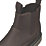 Site Mudguard  Womens Slip-On Safety Boots Brown Size 7