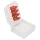 Raytech Bravo 3-6 4-Entry 3-Pole IPX8 Gel Cover Clear