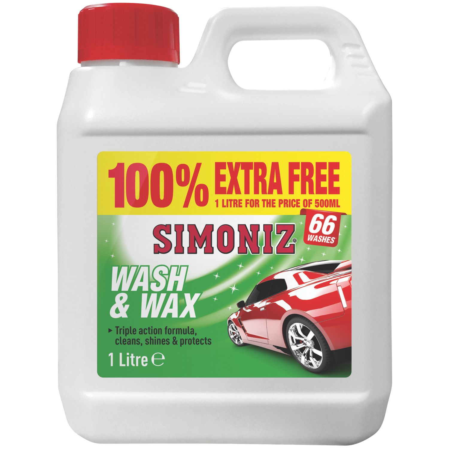 Simoniz Wash & Wax 1Ltr (520HP)