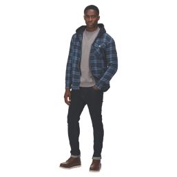 Regatta Siege  Shirt Jacket Navy Check X Large 43.5" Chest