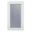 Crystal  Right-Hand Opening Obscure Triple-Glazed Casement White uPVC Window 610mm x 1115mm