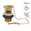 Flomasta Slotted Basin Waste with Brass Plug & Chain