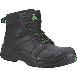Amblers 502 Metal Free   Safety Boots Black Size 9