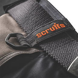 Scruffs Pro Flex Holster Work Trousers Black 32" W 32" L