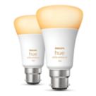 Philips Hue  B22 A60 LED Smart Light Bulb 8.5W 806lm 2 Pack