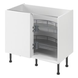 Essentials Grey  Half Moon Carousel Storage System 1000mm