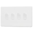 Arlec  10A 4-Gang 2-Way Light Switch  White