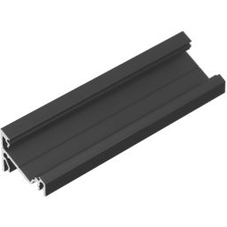 VEW Aluminium Corner Profile Kit Black 1m