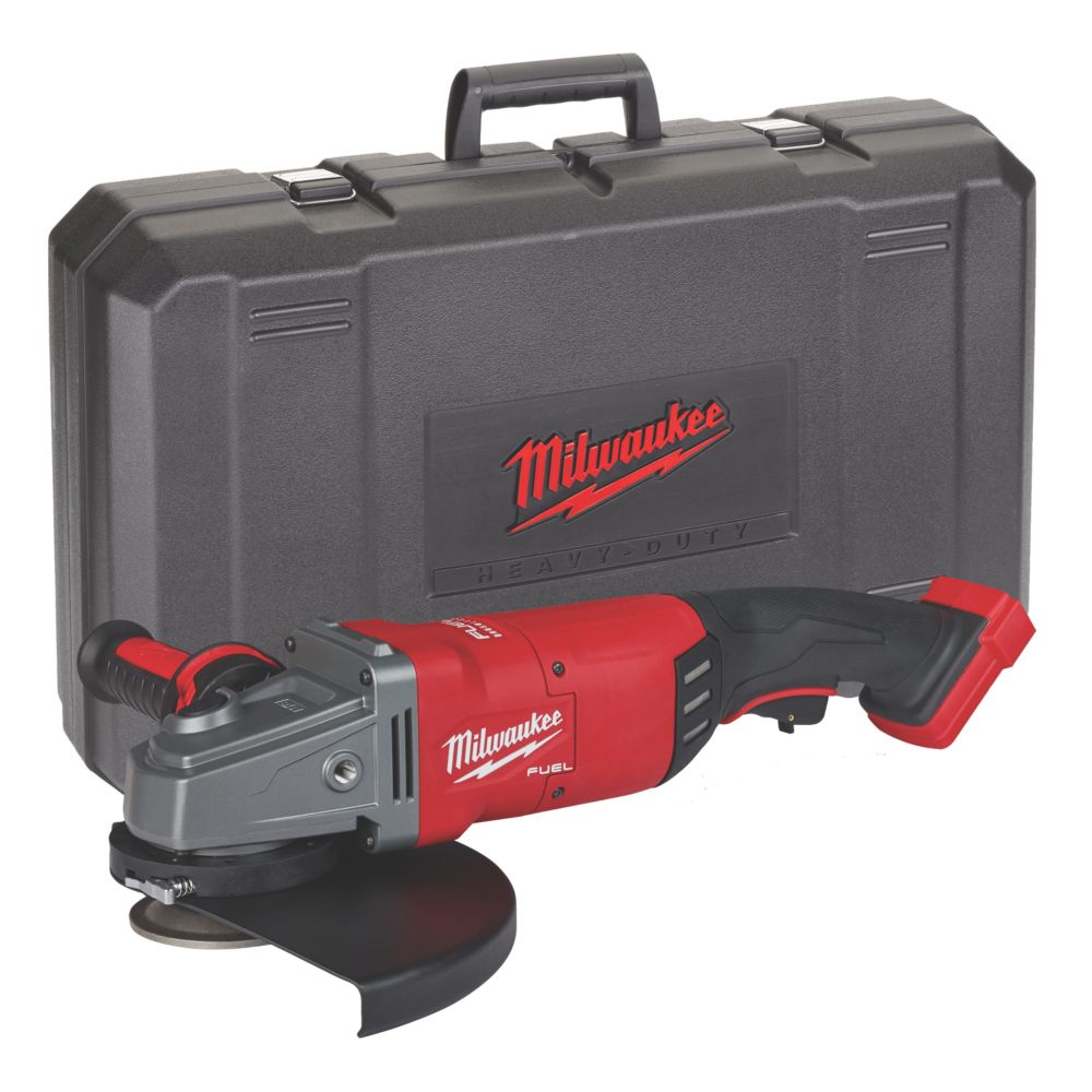 Milwaukee 9 discount inch battery grinder