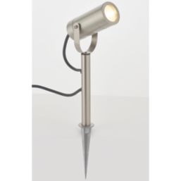 Saxby Palin Outdoor Spike Light Brushed Stainless Steel