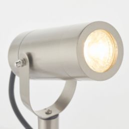 Saxby Palin Outdoor Spike Light Brushed Stainless Steel