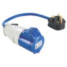 Defender 13-16A 2P+E Fly Lead Converter 230V
