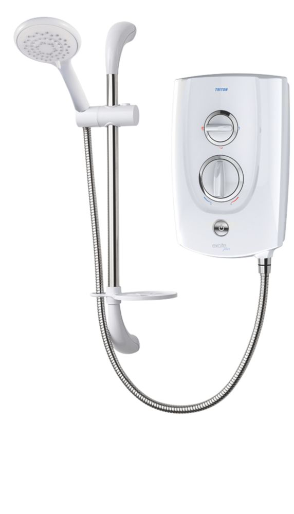 Triton Excite Plus White / Chrome 8.5kW  Electric Shower