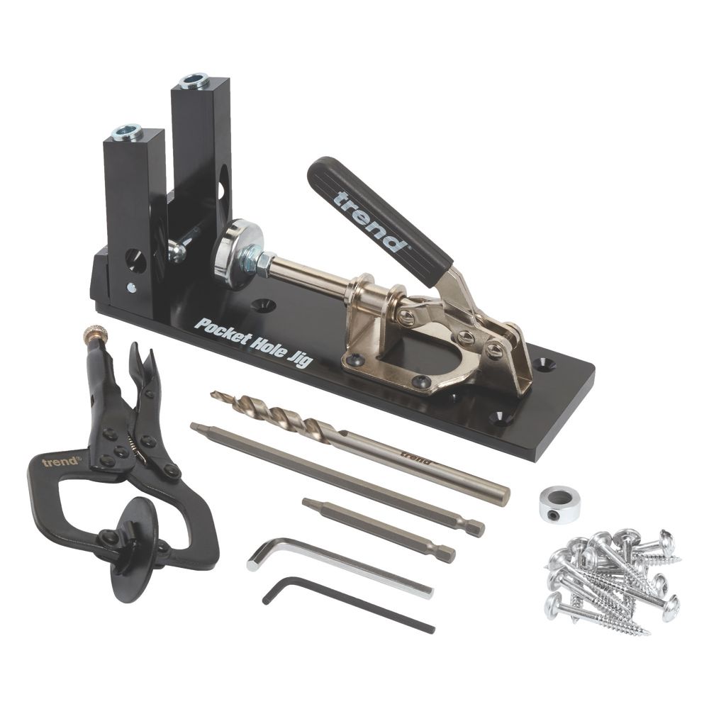 Pocket hole shop jig set