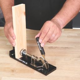 Wood pocket store hole jig