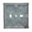 Appleby  1-Gang Galvanised Steel  Knockout Box 35mm