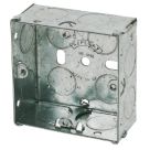 Appleby  1-Gang Galvanised Steel  Knockout Box 35mm
