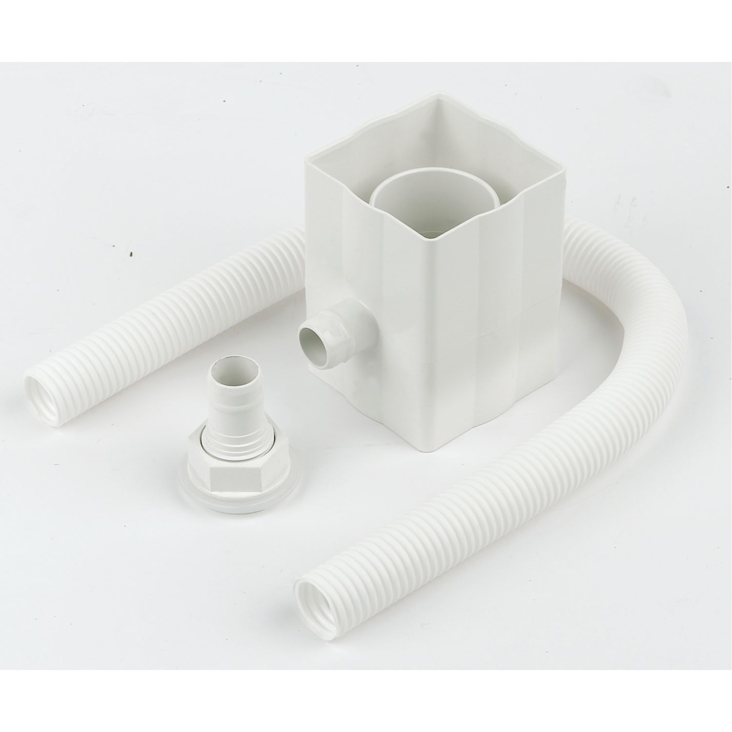 FloPlast Square Rainwater Diverter White (52164)