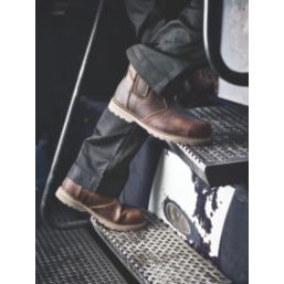 Site Mudguard Size 13  Brown  Steel Toe Cap Safety Dealer Boots