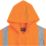 Pro RTX High Visibilty  Hoodie Orange / Navy X Large 48" Chest