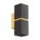 Eglo Passa LED Wall Light Black/Gold 3W 250lm