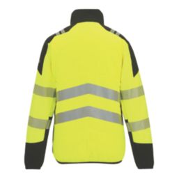Regatta X-Pro Hybrid Hi-Vis Jacket Black / Yellow 2X Large 54" Chest