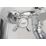 Bristan 1901 Chrome-Plated 145mm Deck Mounted Cross Head 2 Tap Holes Bath Mixer Tap